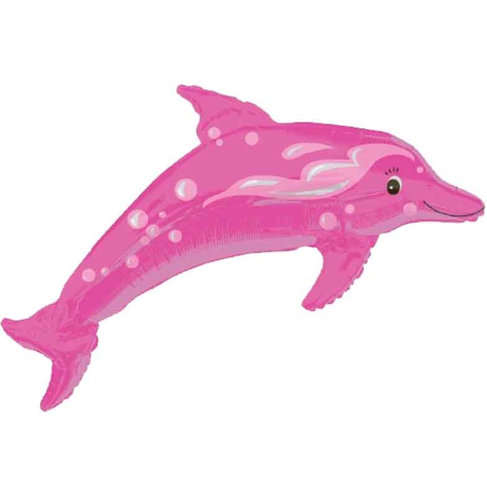 Воздушный Шар фольгированная фигура Дельфин розовый купить в магазине товаров для праздника Fiesta по выгодной цене. Доставка в день заказа! Самовывоз ул. Большая Печерская 51. Воздушные шары PREMIUM качества из США и Европы!