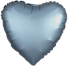 Фольгированный Шар Сердце STEEL BLUE сатин купить в магазине товаров для праздника Fiesta с доставкой по Нижнему Новгороду и области. Подготовим Ваш заказ за 30 минут! Premium качество из США и Европы! Более 2000 наименований! Звоните 265-30-10