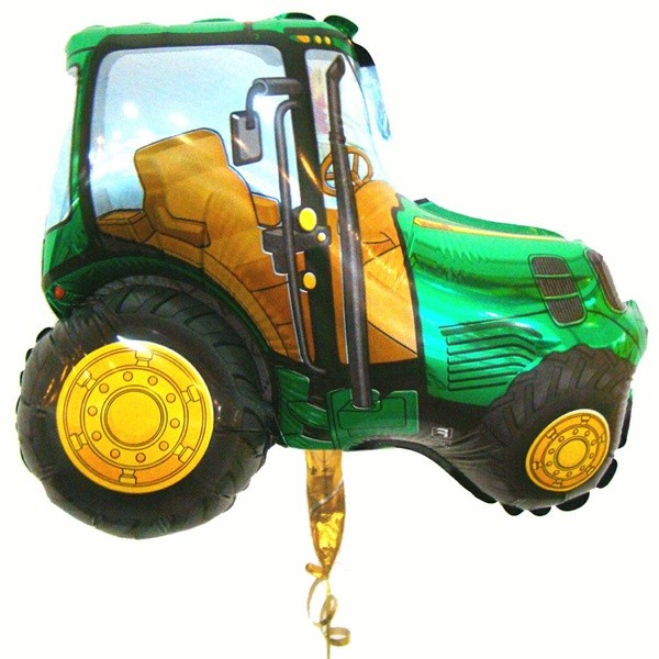 Трактор (зеленый, красный, синий, оранжевый)  1