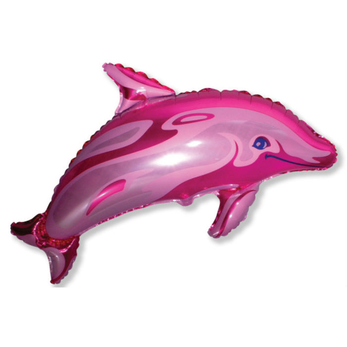 Воздушный Шар фольгированная фигура Дельфин, розовый купить в магазине товаров для праздника Fiesta по выгодной цене. Доставка в день заказа! Самовывоз ул. Большая Печерская 51. Воздушные шары PREMIUM качества из США и Европы!