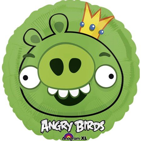 Фольгированный гелиевый Шар Круг Angry Birds зеленая купить. Магазин товаров для праздника Fiesta осуществляет доставку по Нижнему Новгороду и области. Подготовим Ваш заказ за 30 минут! Воздушные шары PREMIUM качества из США и Европы!