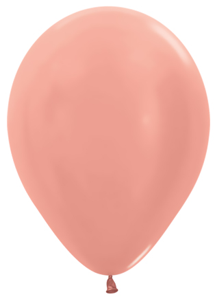 Латексный воздушный шар Розовое золото, металлик купить в магазине товаров для праздника Fiesta с быстрой доставкой по Нижнему Новгороду и области. Гарантия долгого полета! Более 2000 наименований гелиевых шаров!