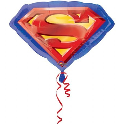 Гелиевый Шар фольгированная фигура Супермен эмблема (Superman) купить в магазине товаров для праздника Fiesta по выгодной цене. Доставка в день заказа! Самовывоз ул. Большая Печерская 51. Воздушные шары PREMIUM качества из США и Европы!