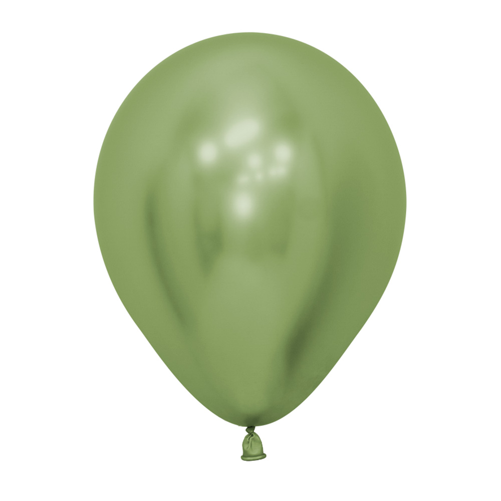 Латексный воздушный шар Хром зеленый купить в магазине товаров для праздника Fiesta с быстрой доставкой по Нижнему Новгороду и области. Гарантия долгого полета! Более 2000 наименований гелиевых шаров!