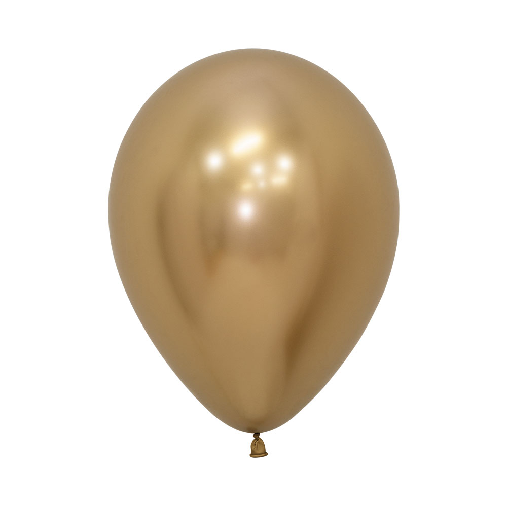 Латексный воздушный шар Хром золото купить в магазине товаров для праздника Fiesta с быстрой доставкой по Нижнему Новгороду и области. Гарантия долгого полета! Более 2000 наименований гелиевых шаров!
