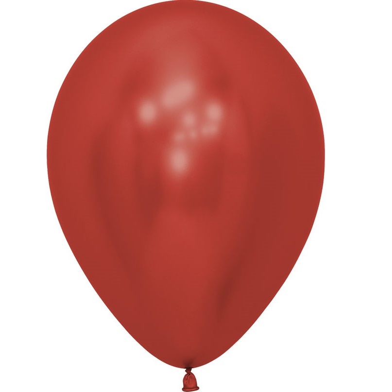 Латексный воздушный шар Хром красный купить в магазине товаров для праздника Fiesta с быстрой доставкой по Нижнему Новгороду и области. Воздушные шары премиального качества из США и Европы! Более 2000 наименований гелиевых шаров!