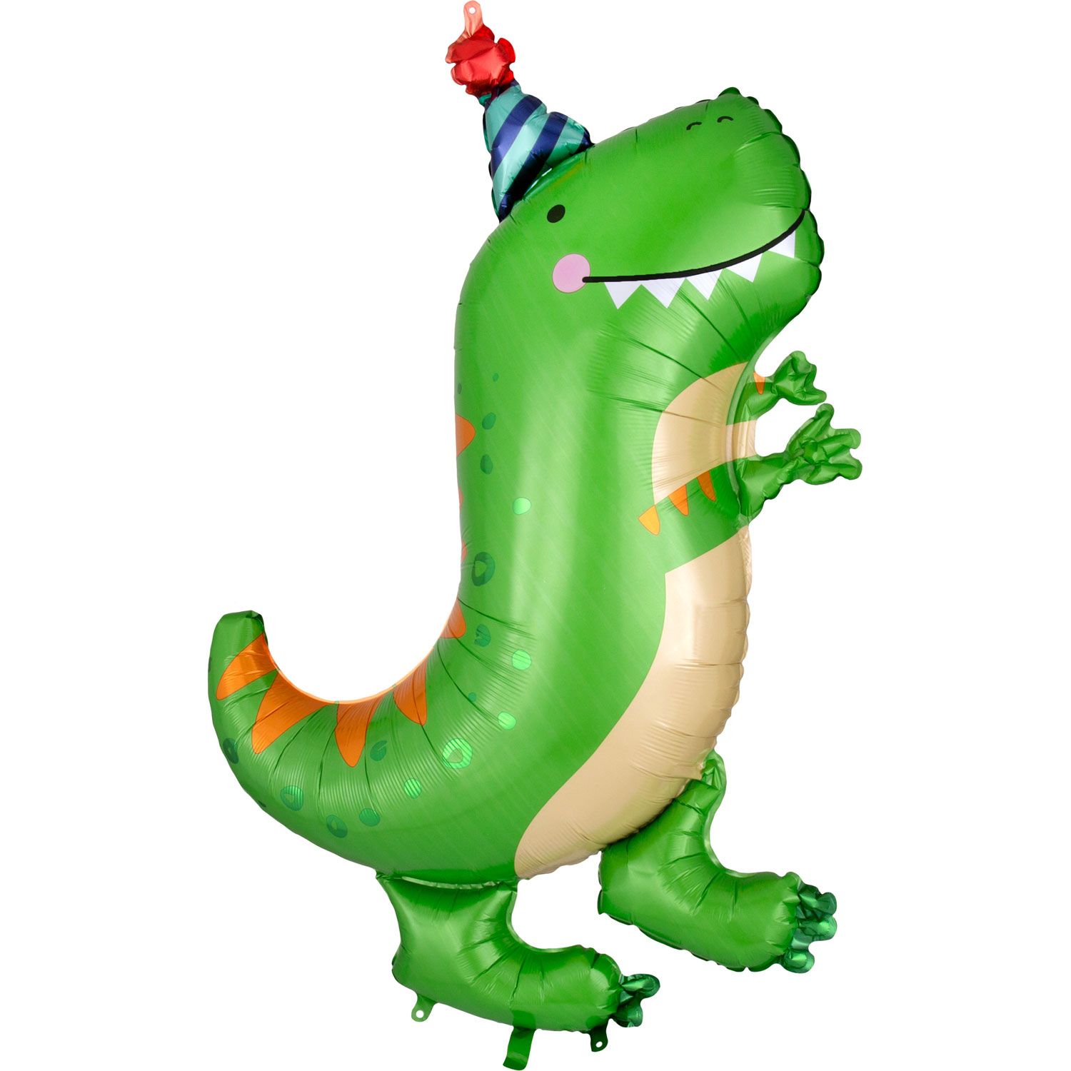 Гелиевый Шар фольгированная фигура Динозавр зелёный купить в магазине товаров для праздника Fiesta с доставкой по Нижнему Новгороду и области. Самовывоз ул. Большая Печерская 51. Воздушные шары PREMIUM качества из США и Европы!