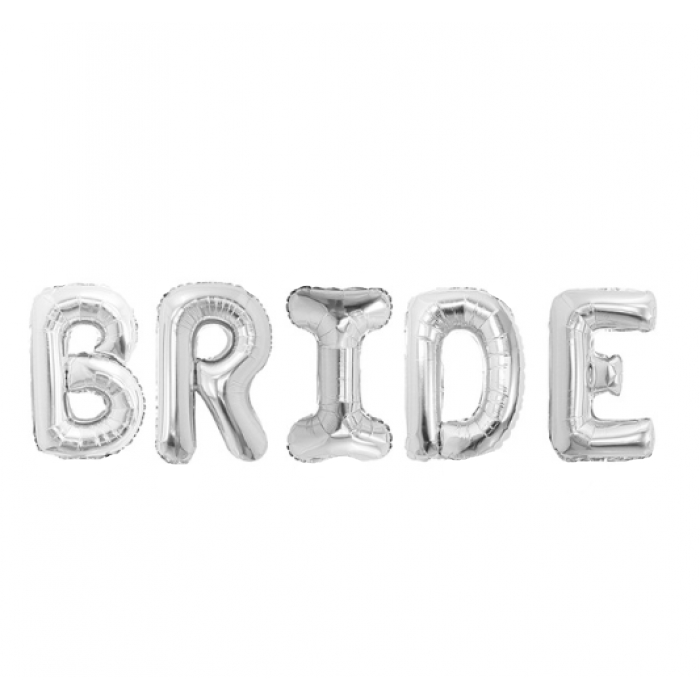 Набор из фольгированных букв для украшения девичника свадьбы Bride купить в Нижнем Новгороде с доставкой
